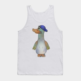 Schräger Vogel Tank Top